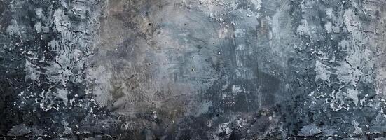 A textured gray concrete surface showcasing grunge details, ideal for backgrounds or graphic design, conveying a modern yet rugged aesthetic photo