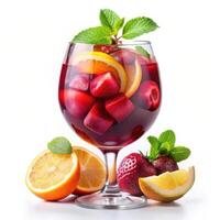 Refreshing summer sangria recipe with fresh fruit vibrant colors and a photo