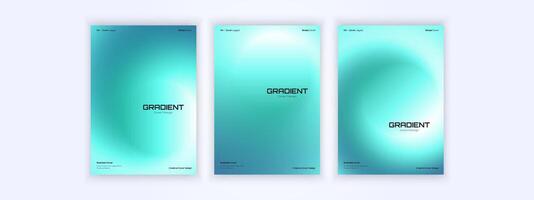 Abstract gradient cover background vector