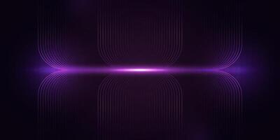 Glowing geometric abstract stripes background, modern and attractive design vector