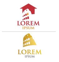 rome icon symbol isolate on white background vector