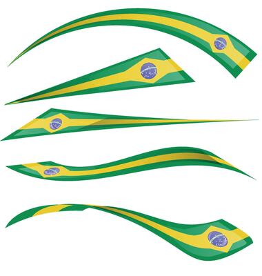 brazil flag set