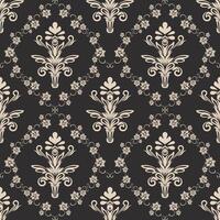 Create a timeless look in your designs with this stunning damask file. vector