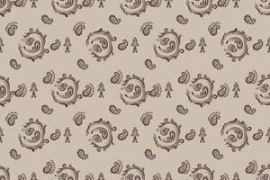 Perfect for upscale designs, this damask pattern adds elegance and charm. vector