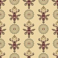 Bring sophistication to your designs with this beautiful damask file. vector