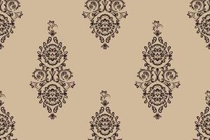 Transform your creative works with this exquisite damask pattern file vector