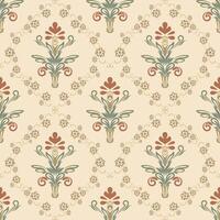 Create standout projects with this detailed damask pattern , great for various applications. vector