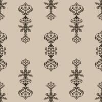 This versatile damask pattern is perfect for any creative endeavor. vector