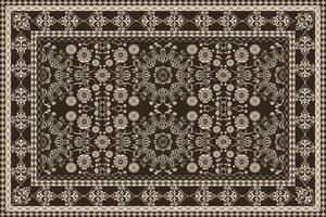 Vintage patterned background for design in Eastern style, illustration. vector