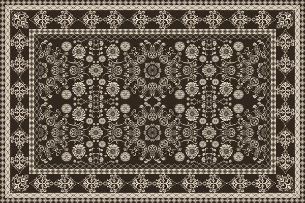 Vintage patterned background for design in Eastern style, illustration.