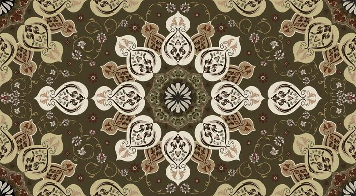 touch of sophistication to your work with this intricate damask pattern file