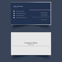 Simple business Card Template Design. vector
