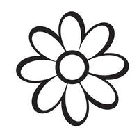 Intricate Botanical Floral Flower Set in Outline Art for Silhouette Coloring Page with Vintage Design vector