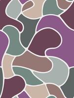 Organic Flow Pattern in Soft Purple and Green Tones vector