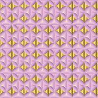 A pink and gold pattern with many circles vector