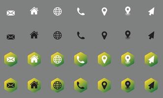 user interface icons set fully editable vector