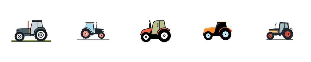 Tractor for Agriculture and Farm Vehicle Applications vector