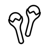 Clove spice icon in outline style. Editable stroke. vector