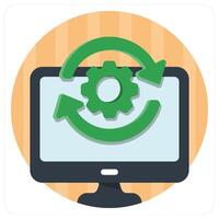 Update Version icon concept vector