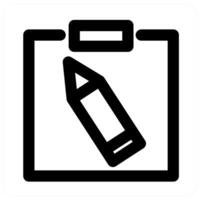 List and chesklist in black color vector