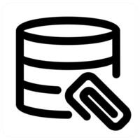 Server Link and connection icon concept in black color vector