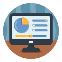 Online Analytics and analysis vector