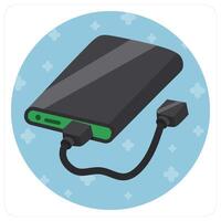Hard Disk icon concept vector