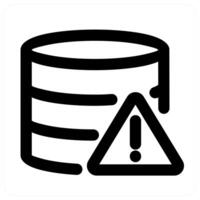 Server Maintenance and maintain icon concept in black color vector