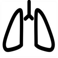 Kidneys and health in black color vector