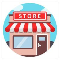 Store icon concept vector