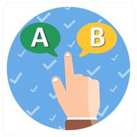 Option icon concept vector