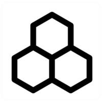 Chemistry and molecule in black color vector