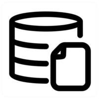 Server File icon concept in black color vector