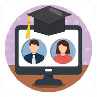 Online Learning and e learning vector