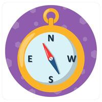 Compass and direction vector