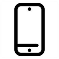 Mobile and payment in black color vector