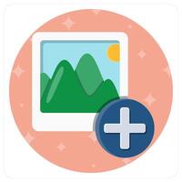 Add Image icon concept vector
