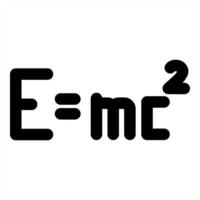 Science Formula and science in black color vector