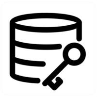 Server Protection and secure icon concept in black color vector