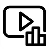 Statistics and data in black color vector