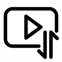 Synchronization and syncing in black color vector