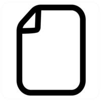 Page and paper in black color vector
