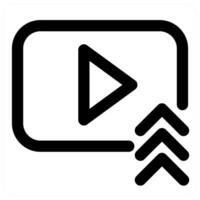 and content icon concept in black color vector