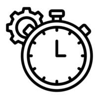 Efficient Time Line Icon Design vector