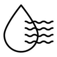 Air Dry Line Icon Design vector