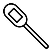 Meat Thermometer Line Icon Design vector