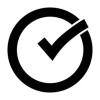Checked Line Icon Design vector