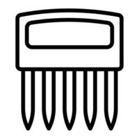 Meat Claw Line Icon Design vector