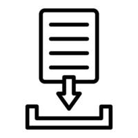 File Submission Line icon Design vector