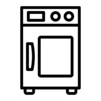 Incubator Line Icon Design vector